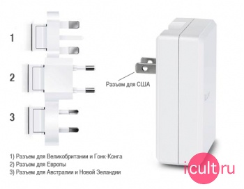 Зарядное устройство iLuv Iad110 Dual USB International Power Adapter Зарядное устройство iLuv Iad110 Dual USB International Power Adapter