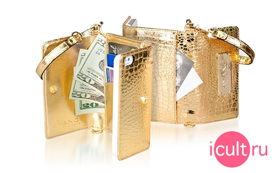 Bling My Thing Wristlet/Purse Gold