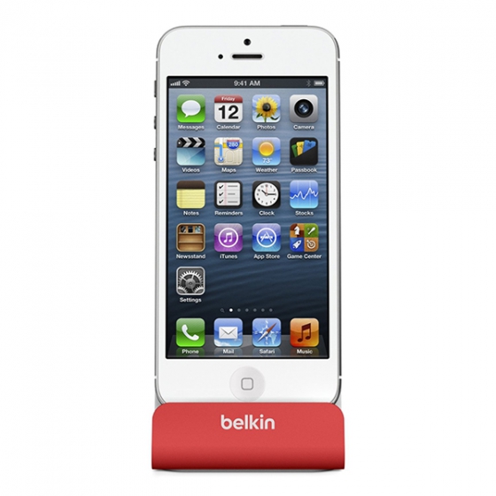 - Belkin Mixit ChargeSync Dock Lightning Red  F8J045btRED