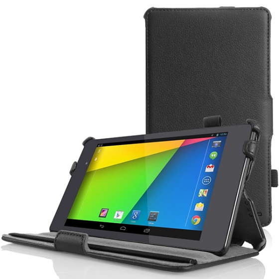  - Moko Slim-Fit Multi-Angle Stand Cover Case Black  Google Nexus 7&quot; II 2013 