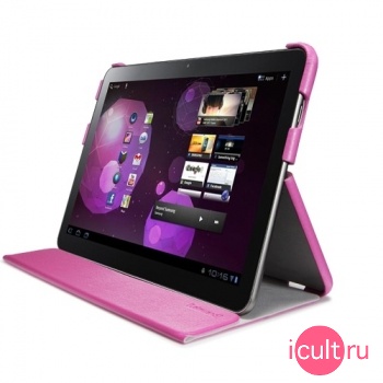 ������� ����� SGP Leather Case Leinwand Series ��� Samsung Galaxy Tab 10.1 Sherbet Pink ������� SGP08037