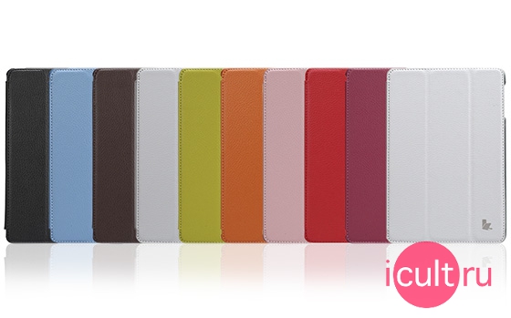 Jison Smart Leather Case Rose Red