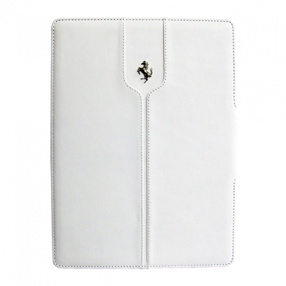 - Ferrari Real Leather Folio Case White  iPad Air  FEMTFCD5WH