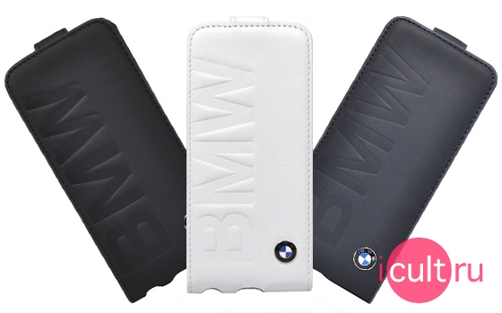 BMW Real Leather Case Navy Blue