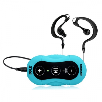  MP3  Pyle Waterproof MP3 Player 4GB Blue  PSWP20BL