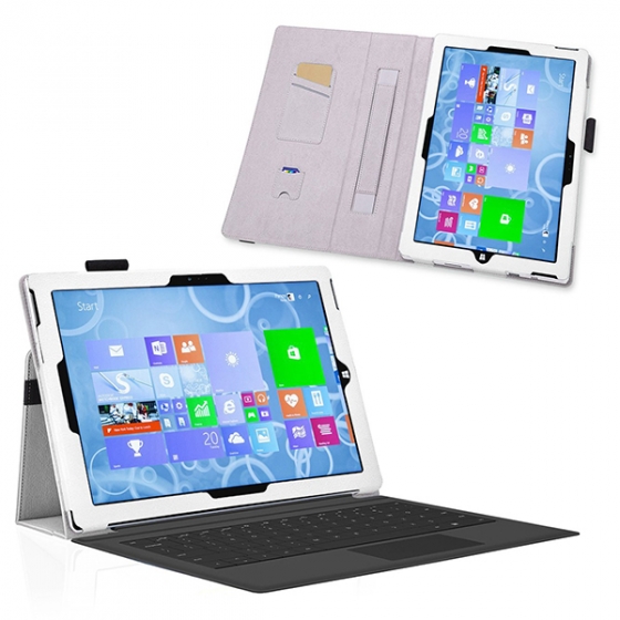  - Exact Leather Folio Case White  Microsoft Surface Pro 3 