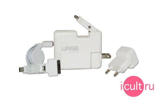 URGE Basics International Dual USB Home & Car Charger