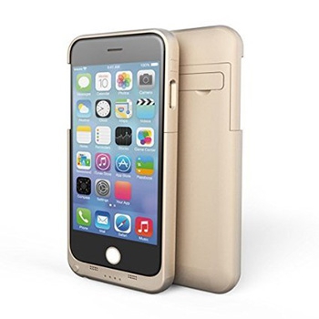 - iBeek External Battery Backup Charger Case 4800mAh Golden  iPhone 6 Plus 