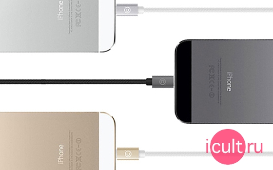 LAB.C Sync & Charge Cable A.L White Silver