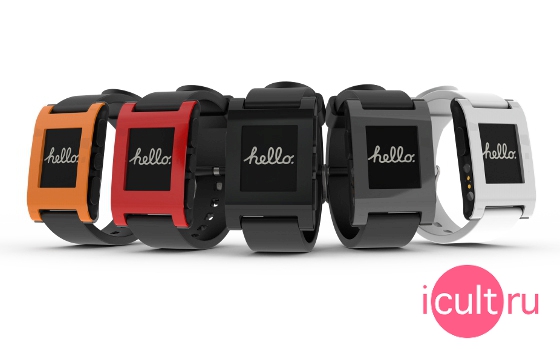 Pebble Watch Orange
