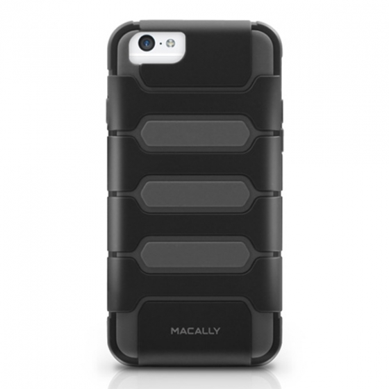  Macally Durable Protective Case Black  iPhone 6/6S  TANKP6M-B