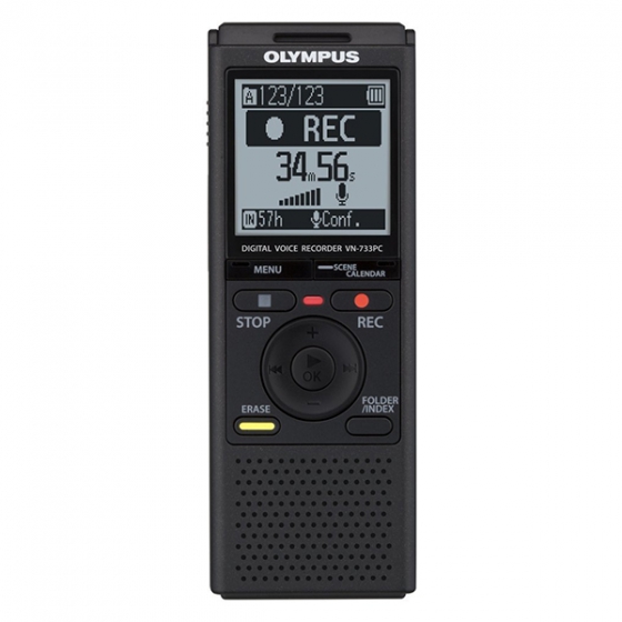  Olympus Digital Voice Recorder 4GB Black  VN-733PC
