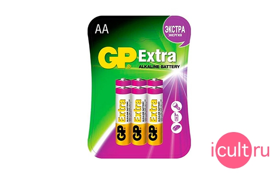 GP Extra AA Battery 6 Pack