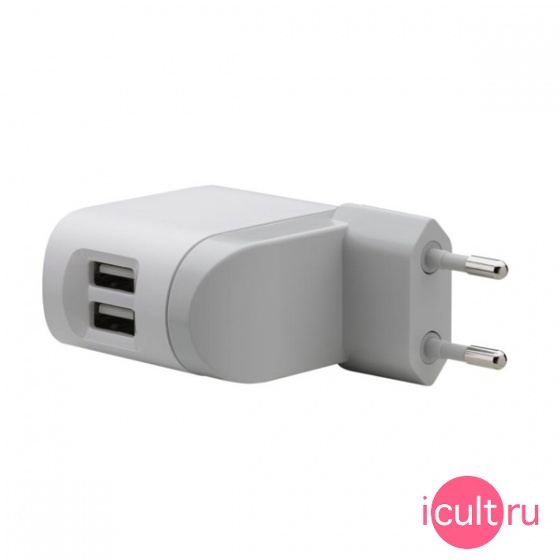 �������� ���������� Belkin � ����� ������� USB Belkin dual USB charger F8Z240ea