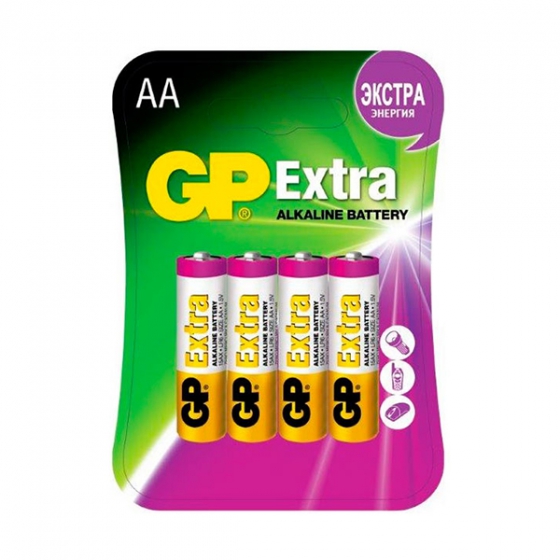  GP Extra AA Battery 4 Pack