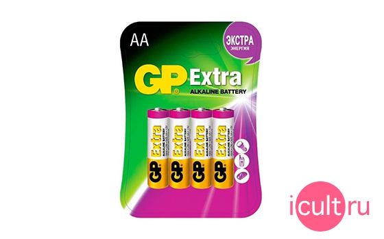 GP Extra AA Battery 4 Pack