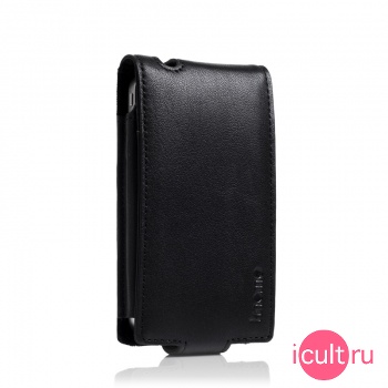 ������� �����-�������� Knomo Flip Case Black ��� iPhone 4 ������ KN-POD123