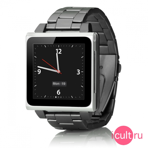 ������� �� ���� ��� iPod Nano 6G HEX Vision Metal Watch Band  Gun Metal ���� ���������� �������