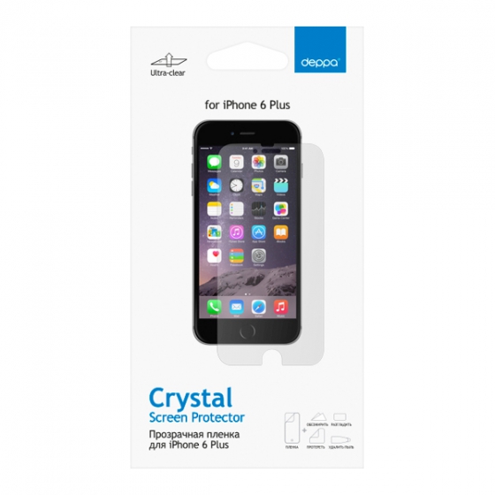   Deppa Screen Protector Crystal  iPhone 6 Plus/6S Plus 
