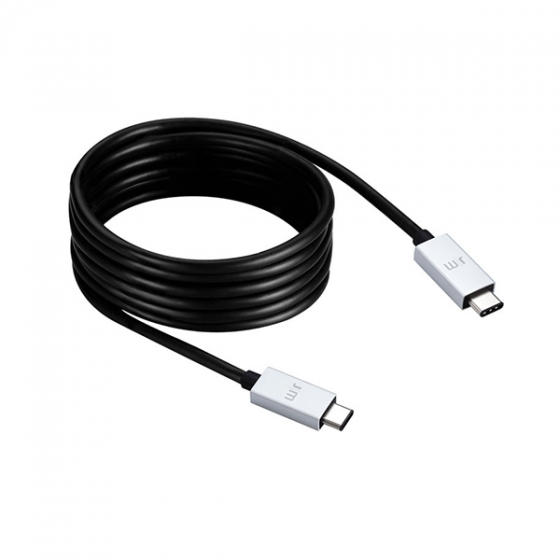  Just Mobile AluCable USB-C Cable 2  Black  DC-368