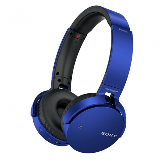  - Sony Extra Bass Bluetooth Headphones Blue  MDRXB650BT/L