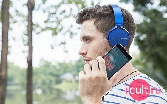 Sony Extra Bass Bluetooth Headphones Blue