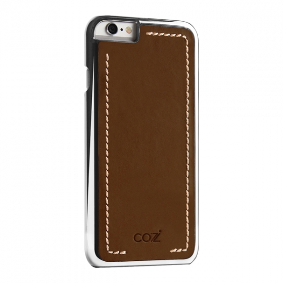   Cozistyle Leather Chrome Brown  iPhone 6/6S 