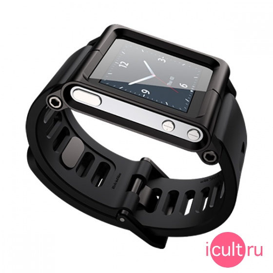 ������� LunaTik Multi-Touch Watch Band ��� iPod nano 6G ������ LTBLK-002
