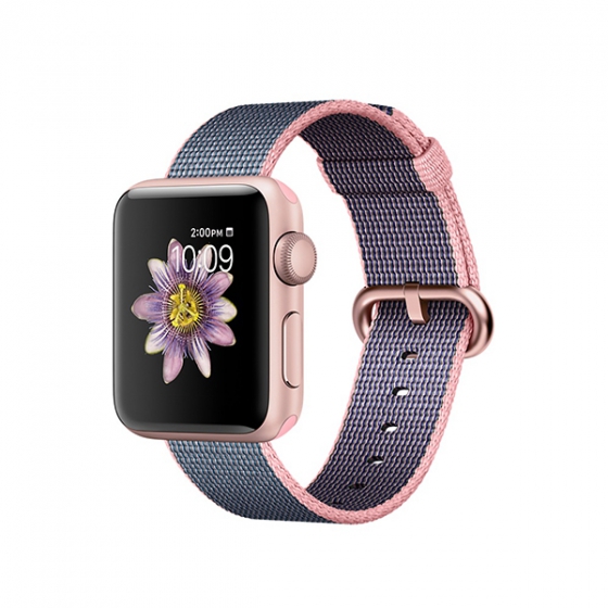 - Apple Watch Series 2 38  Rose Gold/Light Pink/Midnight Blue  /- MNP02