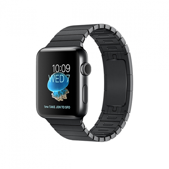 - Apple Watch Series 2 38  Space Black Stainless Steel/Space Black Link Bracelet  MNPD2