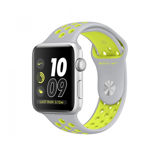 - Apple Watch Series 2 Nike+ 38  Silver/Flat Silver/Volt // MNYP2