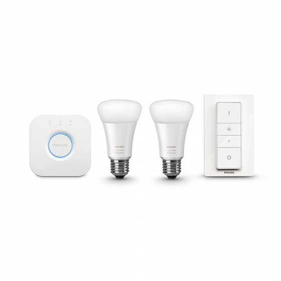    +  +  Philips Hue White Ambiance Starter Kit 10.5W/E26  iOS/Android   460989