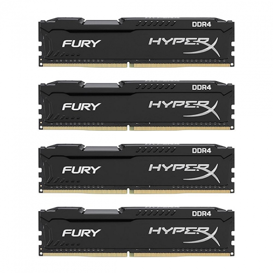    Kingston HyperX Fury DIMM DDR4 4x4GB/2133MHz  HX421C14FBK4/16