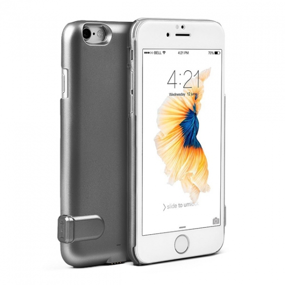      DBZDRESS Flux Battery Case 2300mAh Space Gray  iPhone 6/6S -