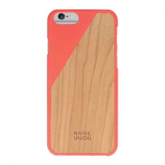  Native Union Clic Wooden Coral/Cherry  iPhone 6/6S /  CLIC-COR-WD-6