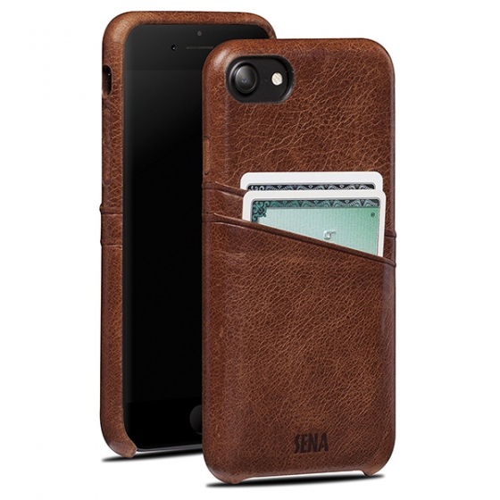   Sena Snap-On Wallet Cognac  iPhone 7/8/SE 2020  SFD28406ALUS