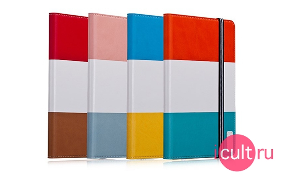 Momax Modern Note Red/White/Brown iPad mini 1/2/3