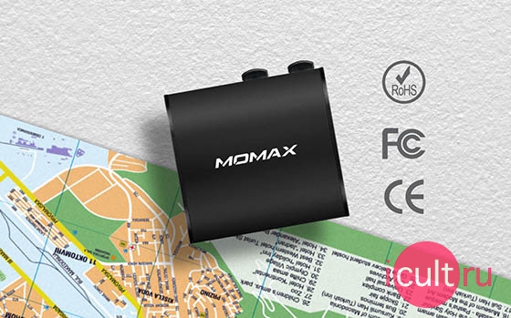 Momax 1 World Mini AC Travel Adapter