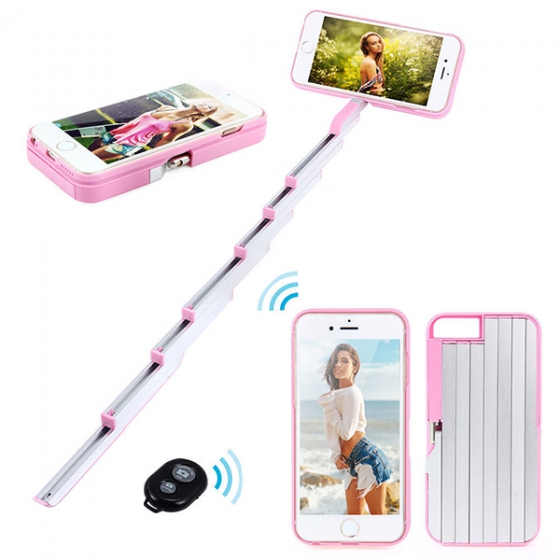 - Stikbox Selfie Stick Case 68 . Pink  iPhone 6/6S 