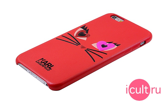 Lagerfeld Choupette In Love 2 Hard Red iPhone 6/6S