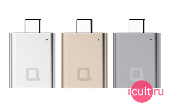 Nonda USB-C to USB 3.0 Mini Adapter Silver