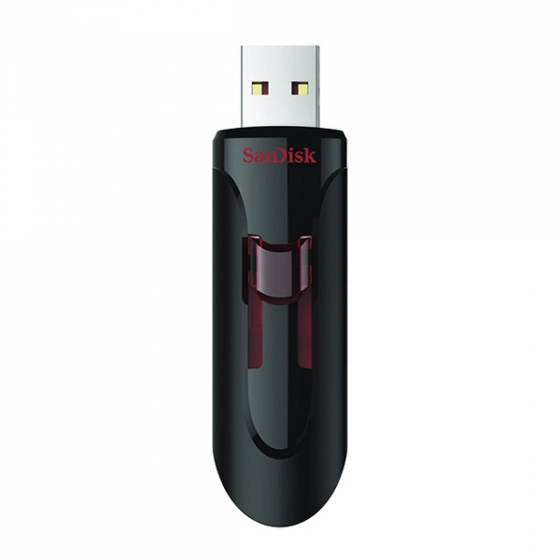 USB - SanDisk Cruzer Glide 256GB USB 3.0 Black/Red / SDCZ600-256G-G35