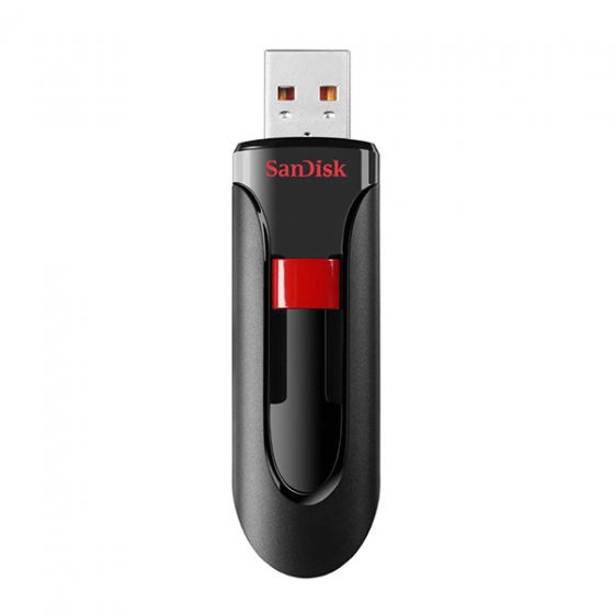 USB - SanDisk Cruzer Glide 256GB USB 2.0 Black/Red / SDCZ60-256G-B35