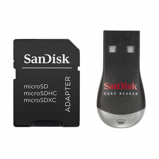 - SanDisk MobileMate Duo Adapter And Reader USB 2.0 Black  SDDR-121-G35