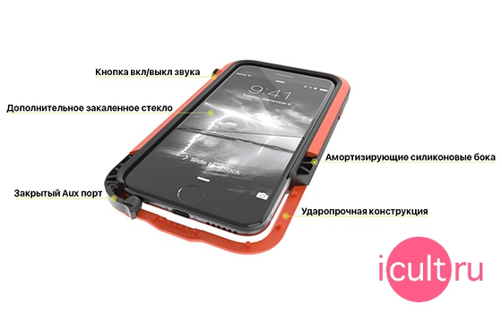 Lunatik TAKTIK STRIKE Orange iPhone 6 Plus
