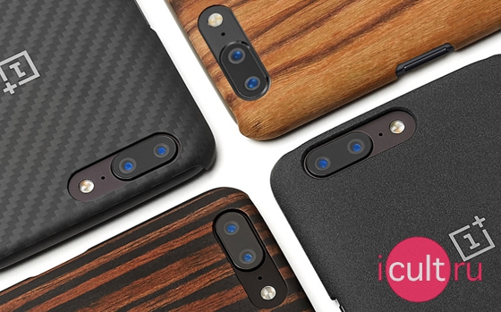 OnePlus 5 Protective Case Ebony Wood