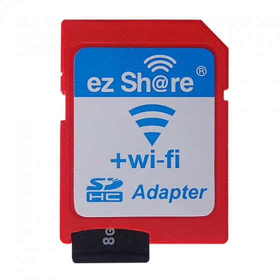   Ez Share MicroSD Wi-Fi Adapter Red 