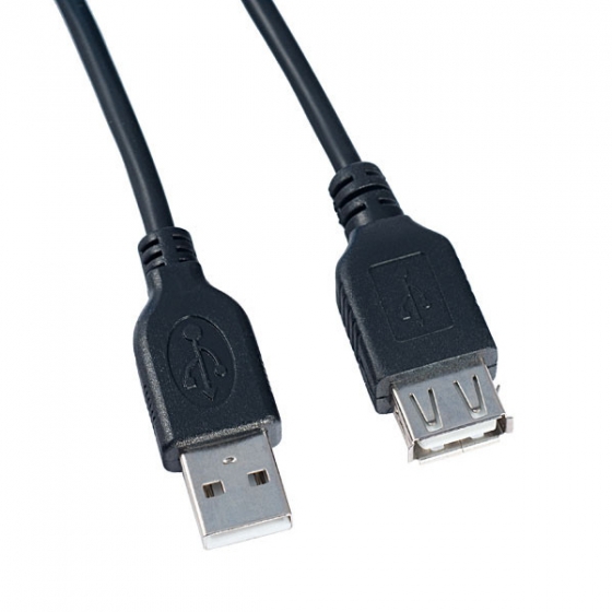  Perfeo USB - USB-A Cable 3  Black  U4504