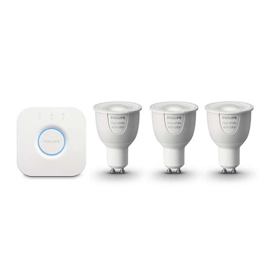     +  Philips Hue Starter Kit 2 6.5W/GU10  iOS/Android  