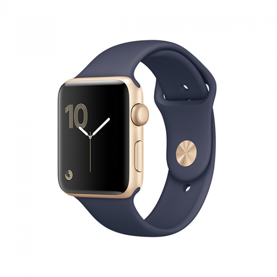 - Apple Watch Series 1 Sport 38  Gold/Midnight Blue /- MQ102
